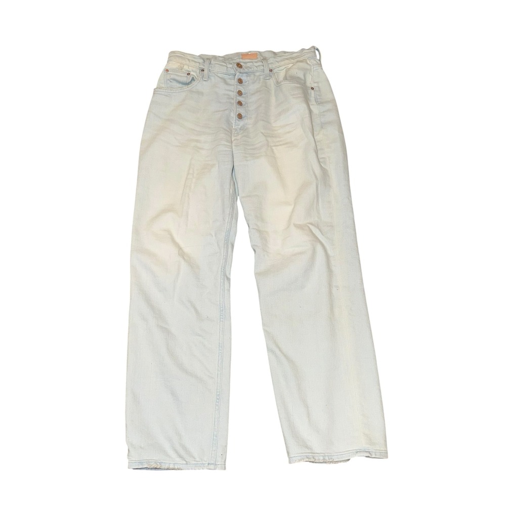 Mother Size 28 The Pixie Tomcat Ankle Pina Colada Paradise Light Wash Jeans